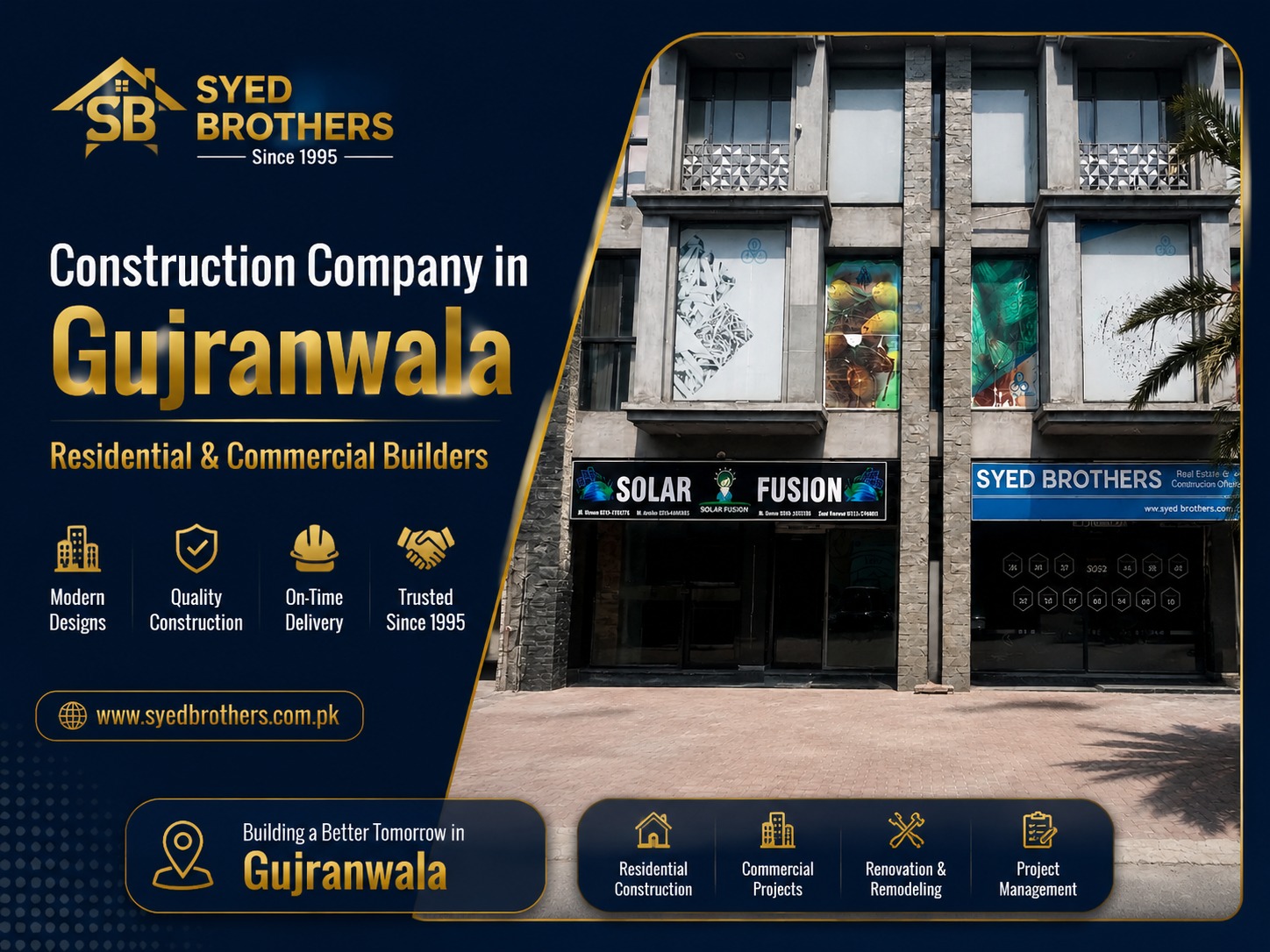 Leading Construction Company in Gujranwala